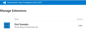 unter Manage Extensions